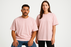 Classic oversized tee : LIGHT BABY PINK
