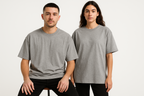 Classic oversized tee : GREY MELANGE