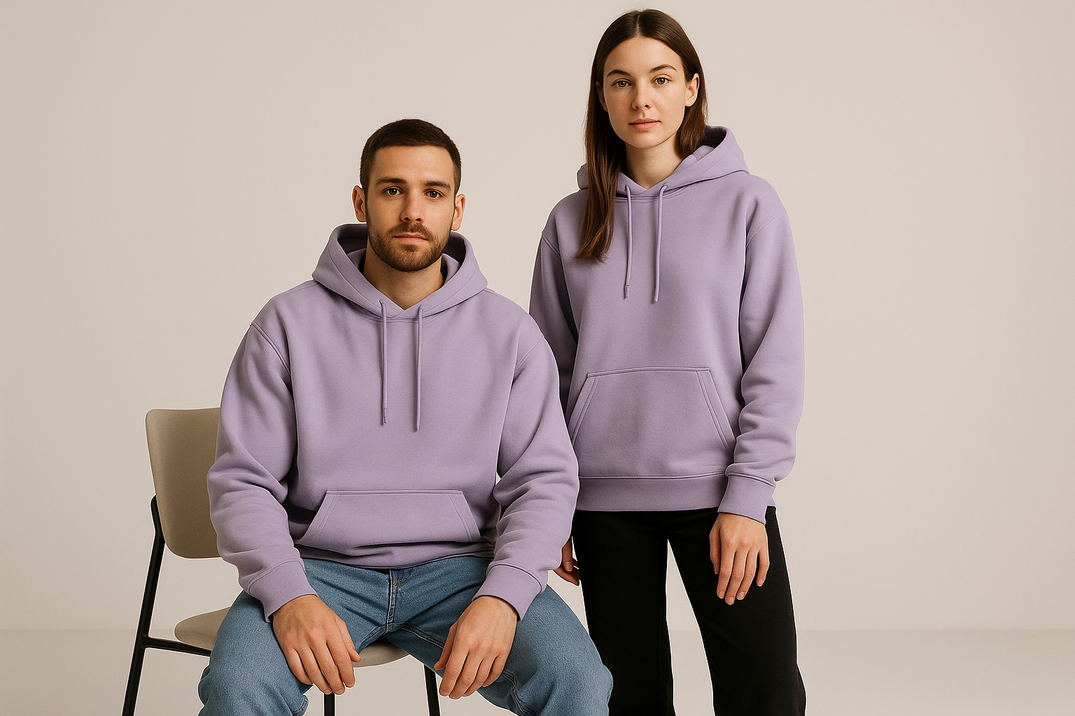 Oversized Hoodie : LAVENDER