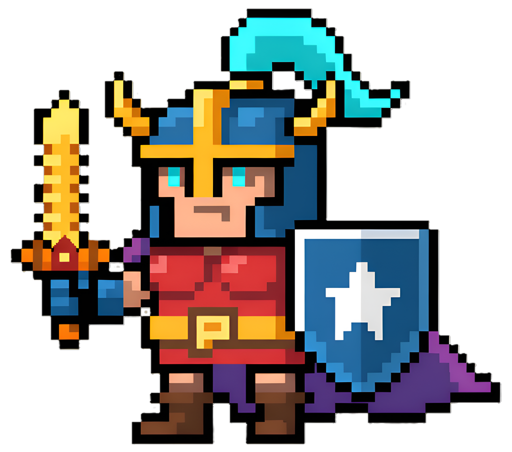 "PIXEL KNIGHT" OVERSIZED HALF SLEEVE GRAPHIC PRINTD SHIRT