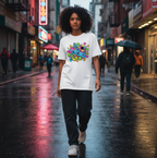 "RETRO GAME " Round Neck Graphic Printed T-shirt