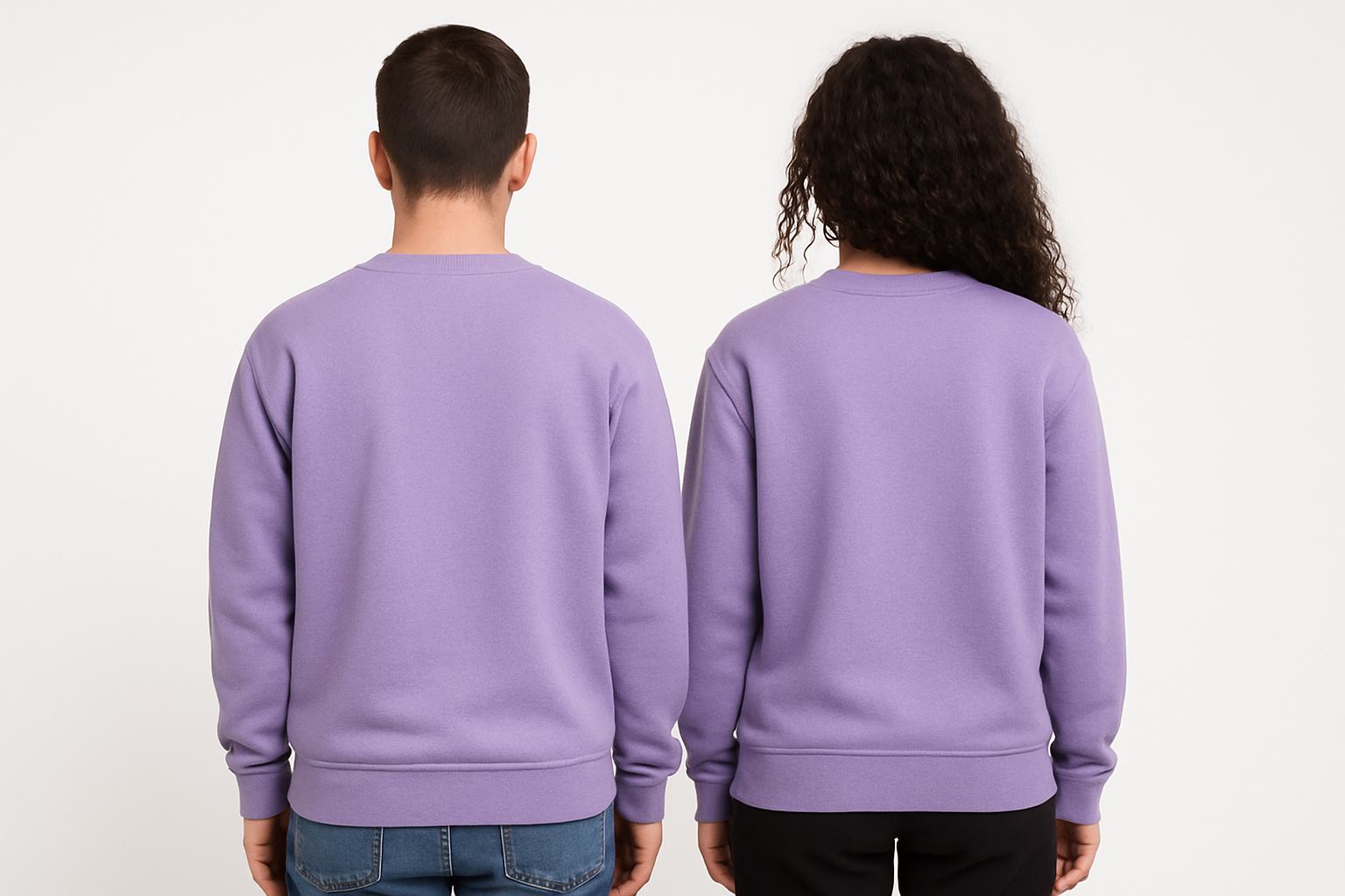 Oversized sweatshirt :LAVENDER