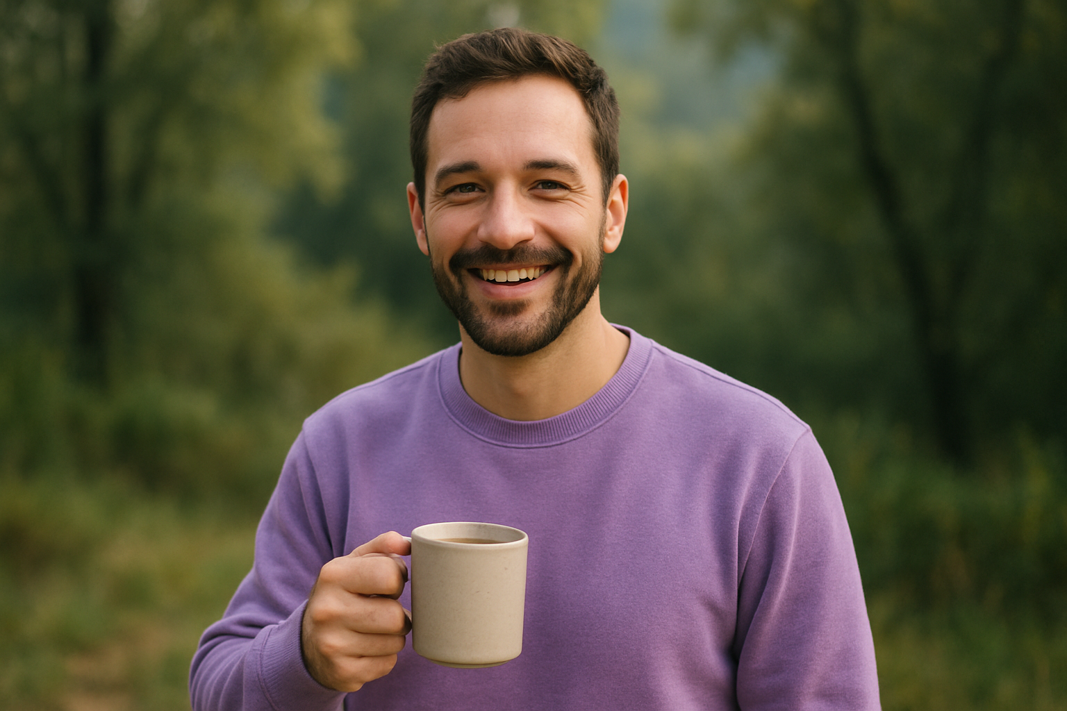 Heavy weight Sweatshirt : LAVENDER