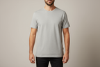 Classic crew neck tee : GRAY