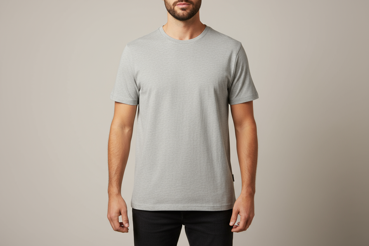 Classic crew neck tee : GRAY