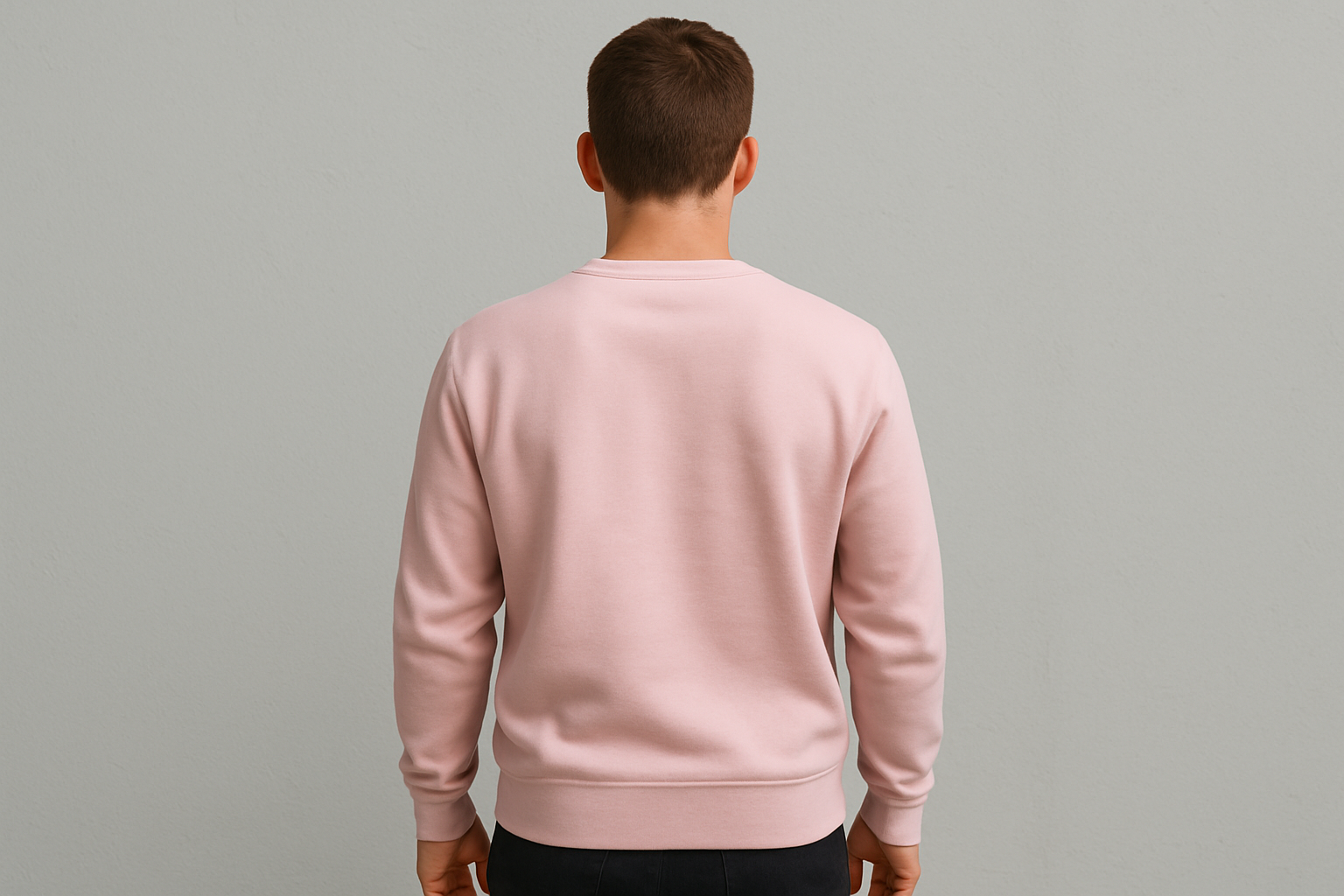 Heavy weight Sweatshirt : LIGHT PINK