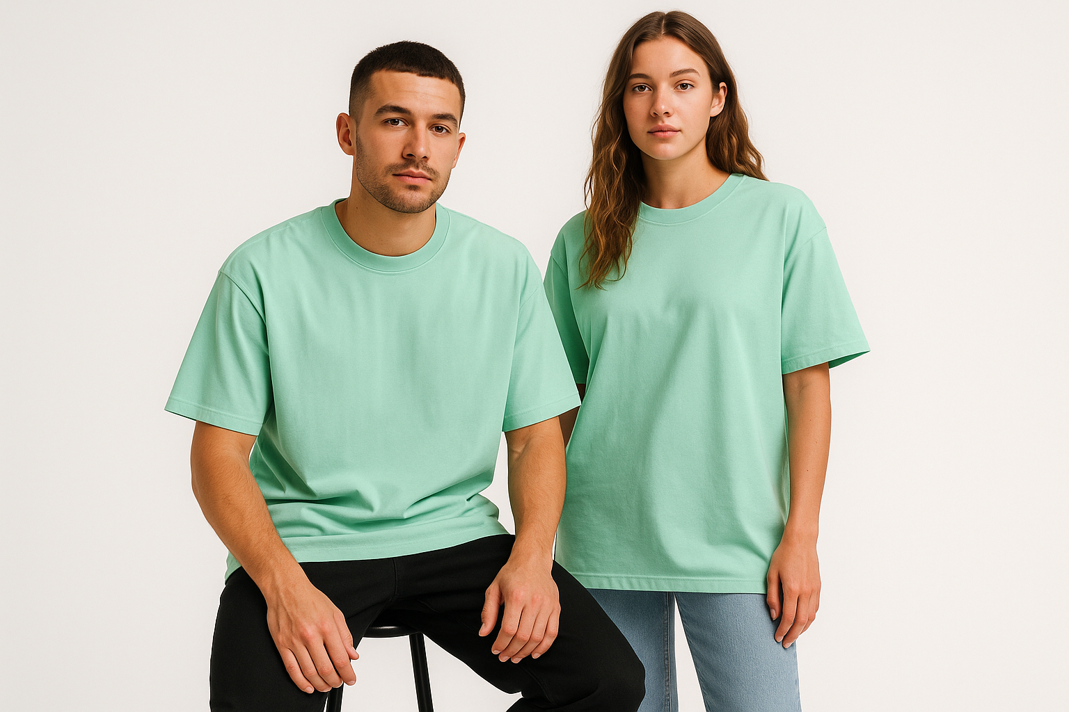 Classic oversized tee : MINT