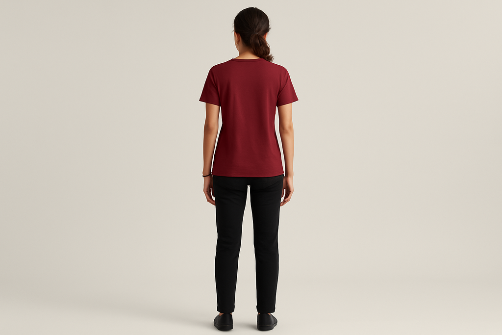 Supima prime tee : MAROON