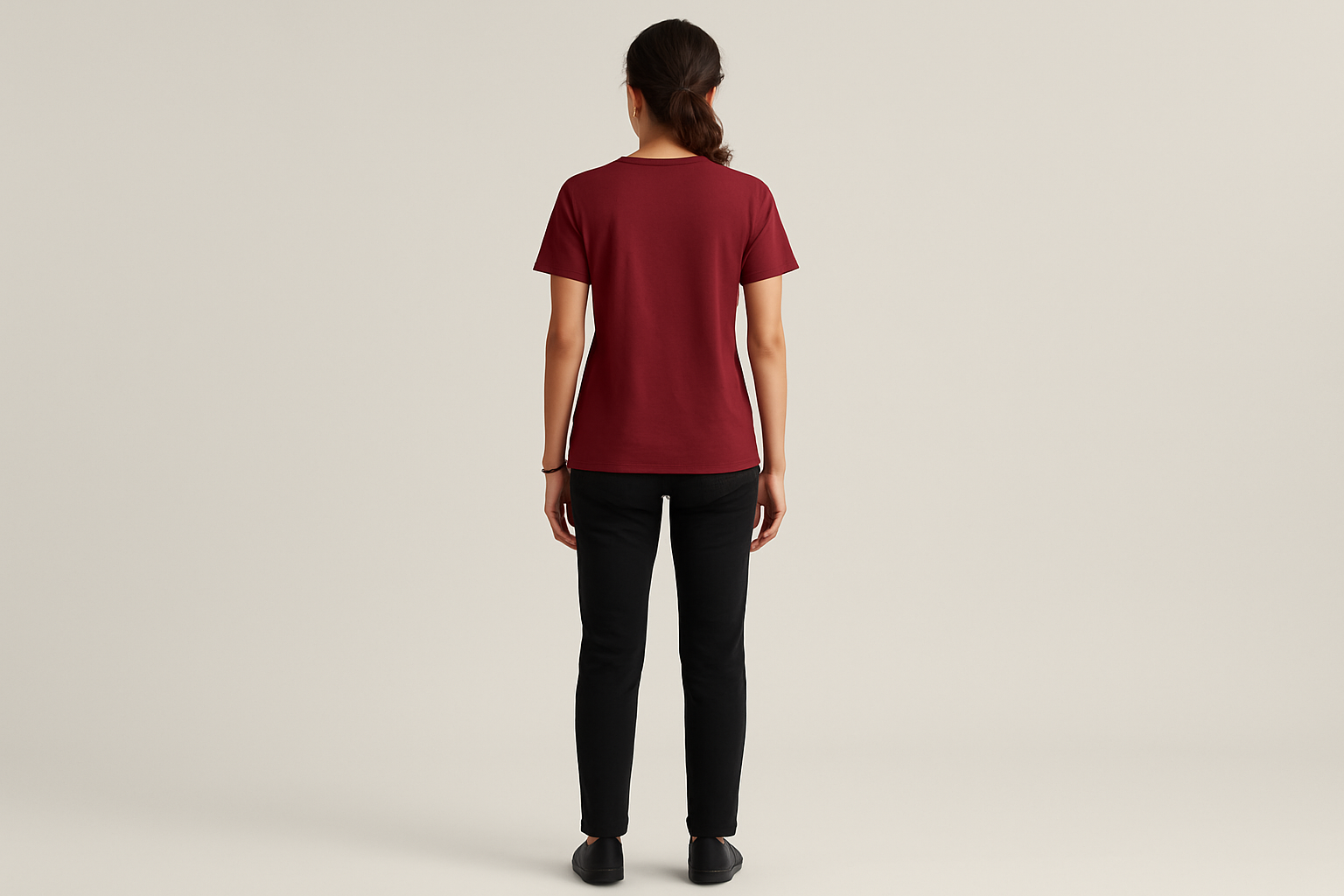 Supima prime tee : MAROON