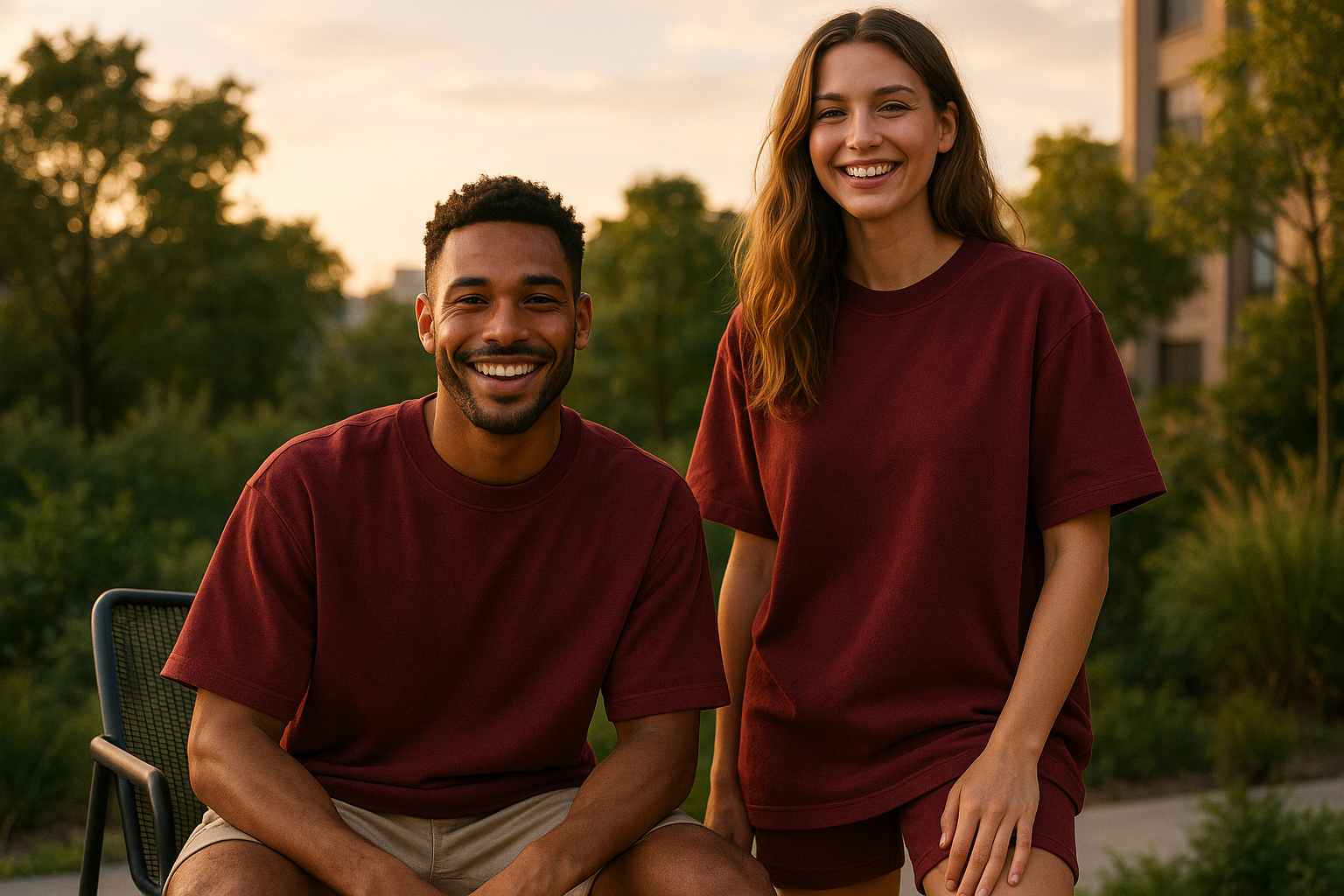 Terry Oversized tee : MARRON