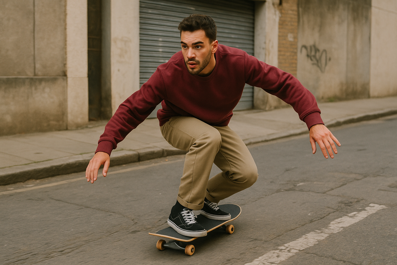 Heavy weight Sweatshirt : MAROON