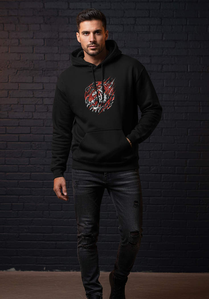 "TIGER" Classic Premium Graphic Printed Hoodie