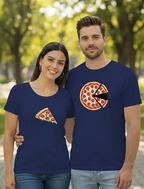 PIZZA PRINTED COUPLE TEES : COMBO COLLECTION