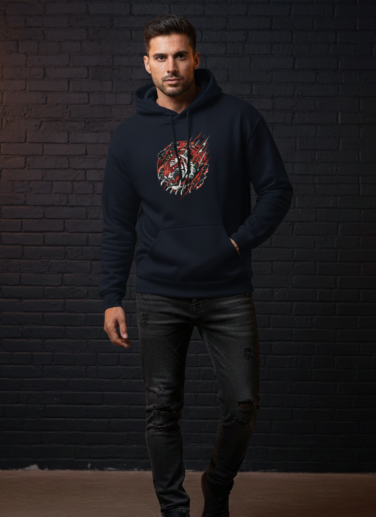 "TIGER" Classic Premium Graphic Printed Hoodie