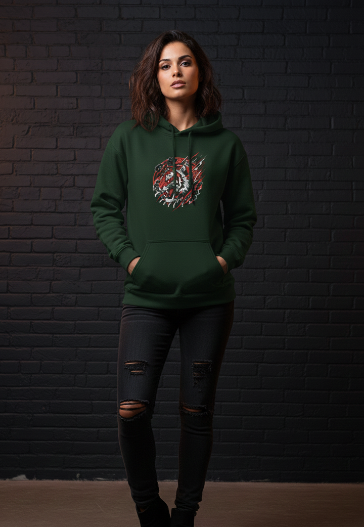 "TIGER" Classic Premium Graphic Printed Hoodie