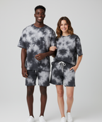 Tie Dye Co-ord : White/Black