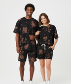 Tie Dye Co-ord : Brown/Black