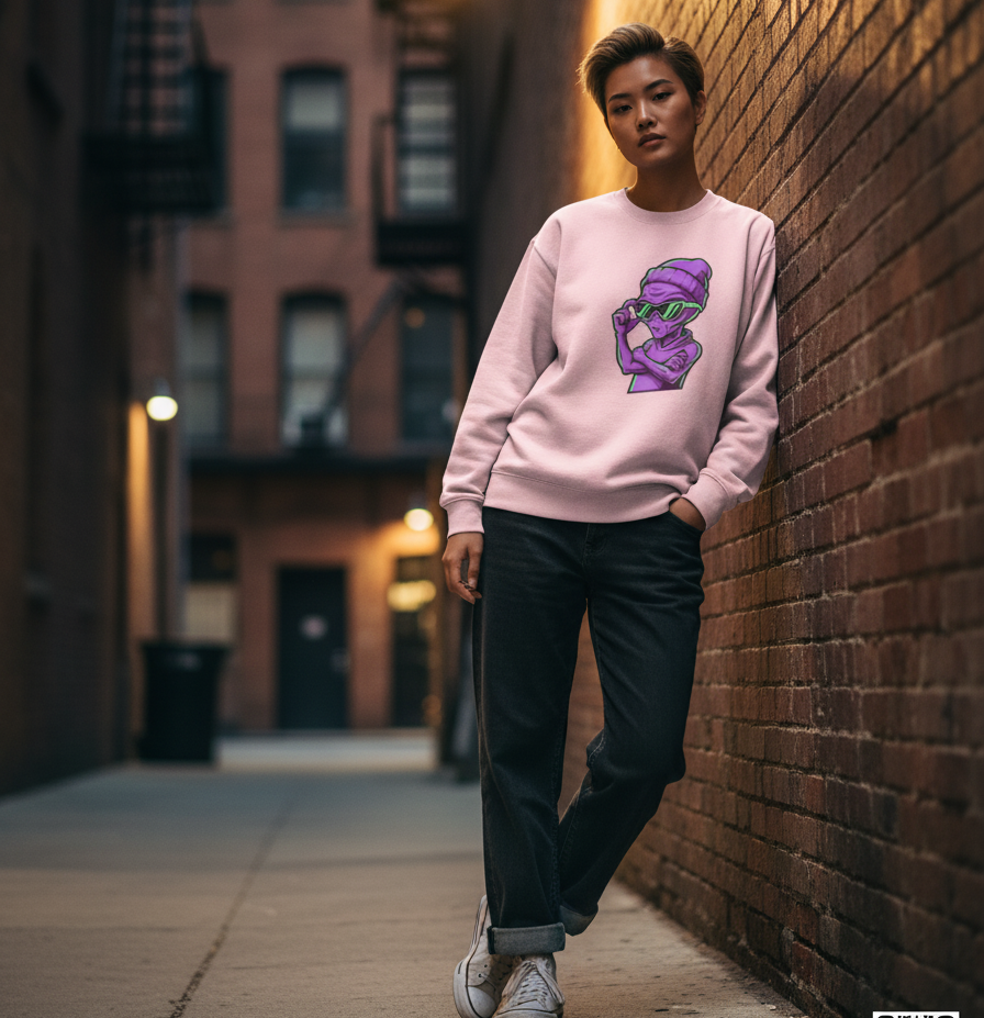 "COOL DUDE" Classic Premium Graphic Printed Sweatshirt