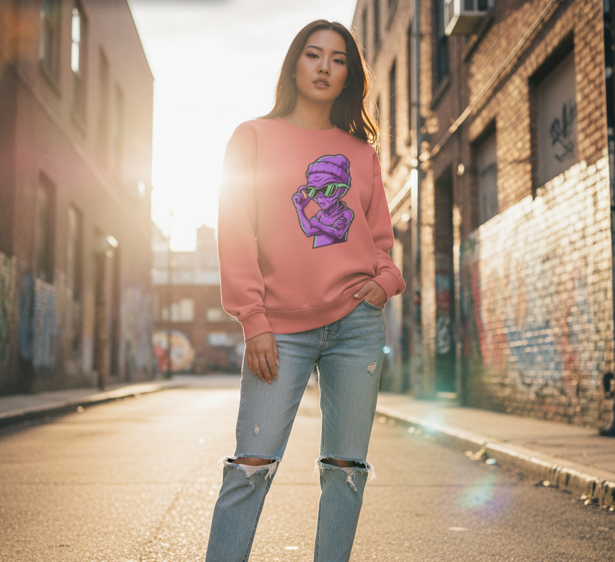 "COOL DUDE" Classic Premium Graphic Printed Sweatshirt