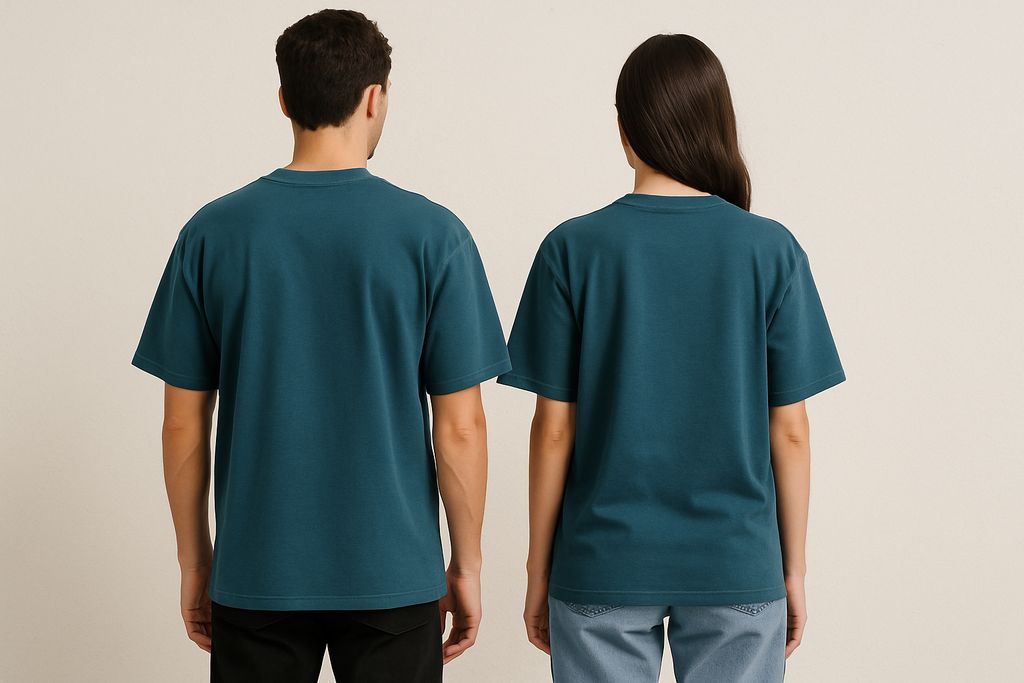 Classic oversized tee : PETROL BLUE
