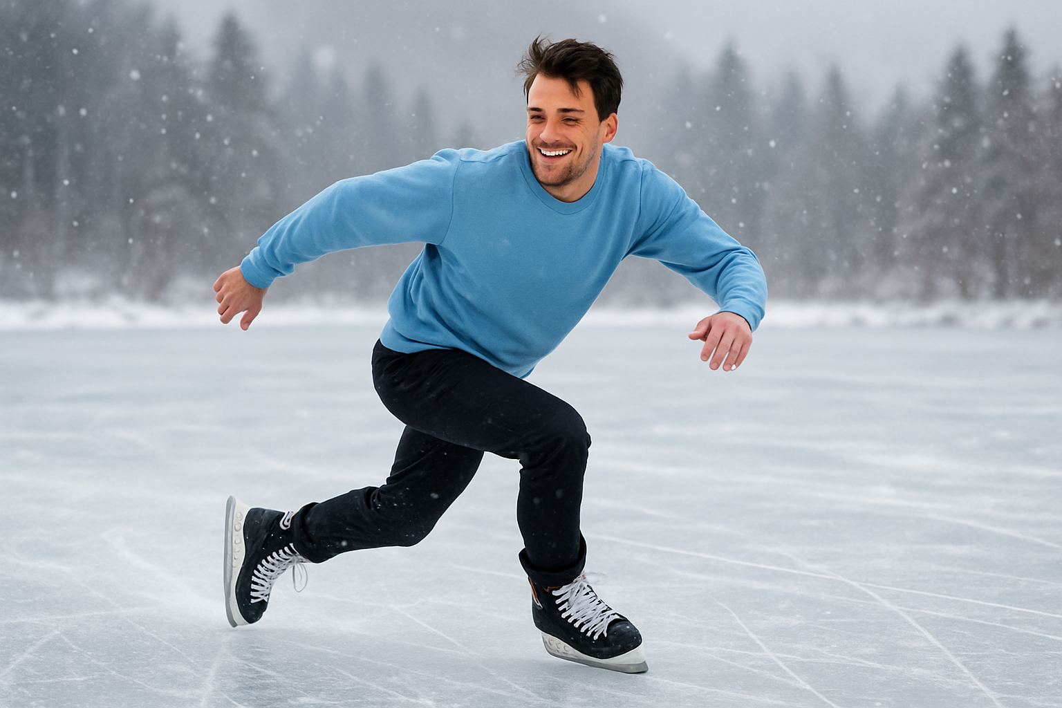 Heavy weight Sweatshirt : BABY BLUE