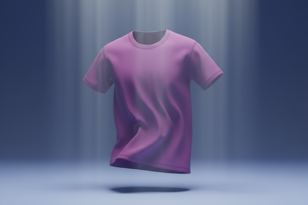 Classic crew neck tee : PURPLE