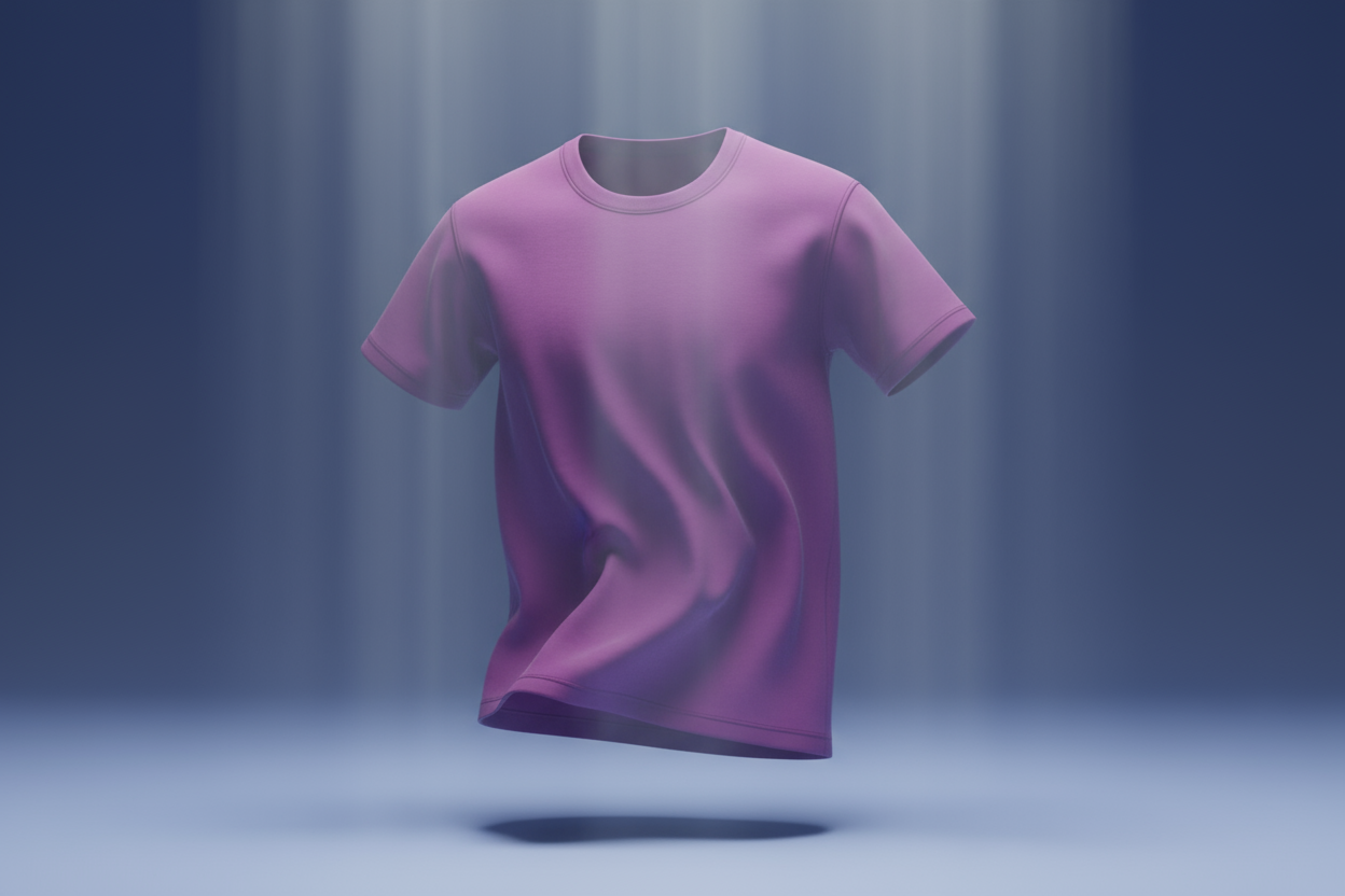 Classic crew neck tee : PURPLE