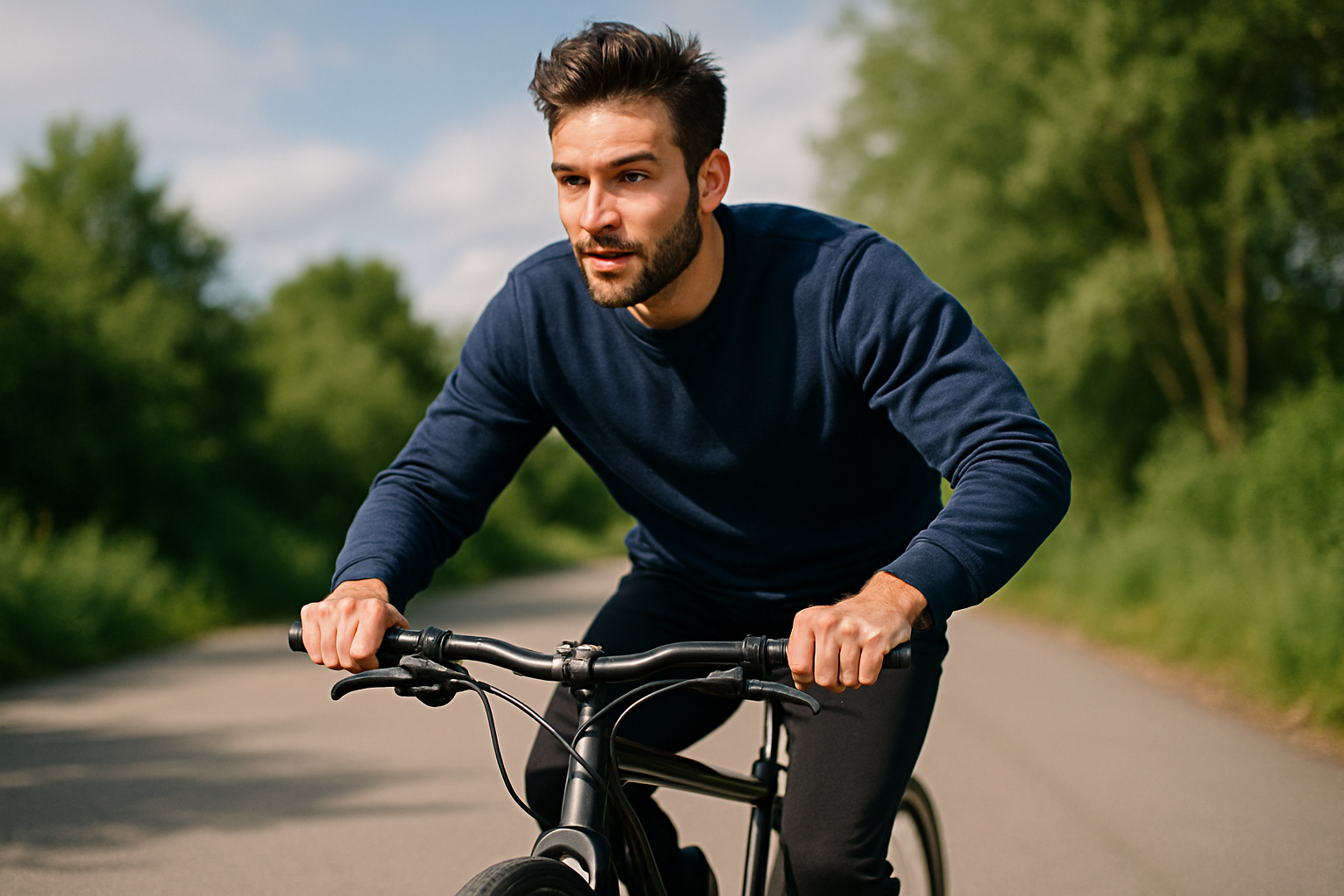 Heavy weight Sweatshirt : NAVY BLUE
