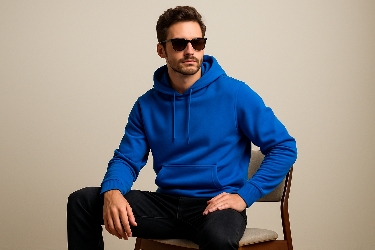 Premium Hoodie : ROYAL BLUE