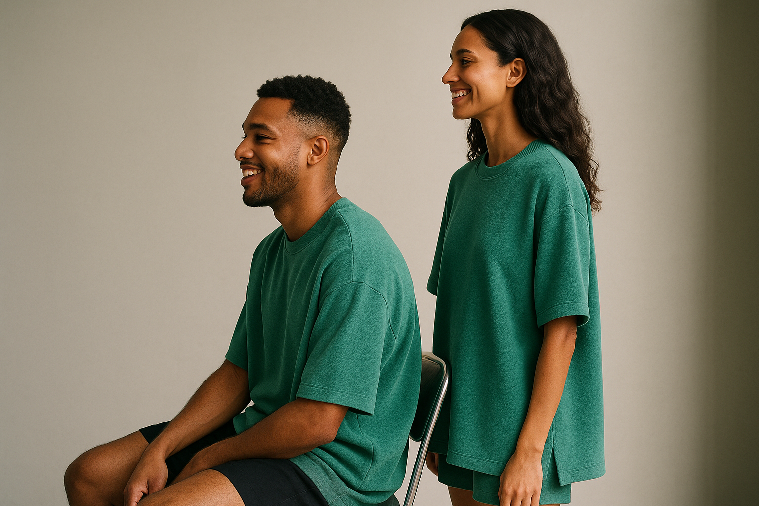 Terry Oversized tee :JADE