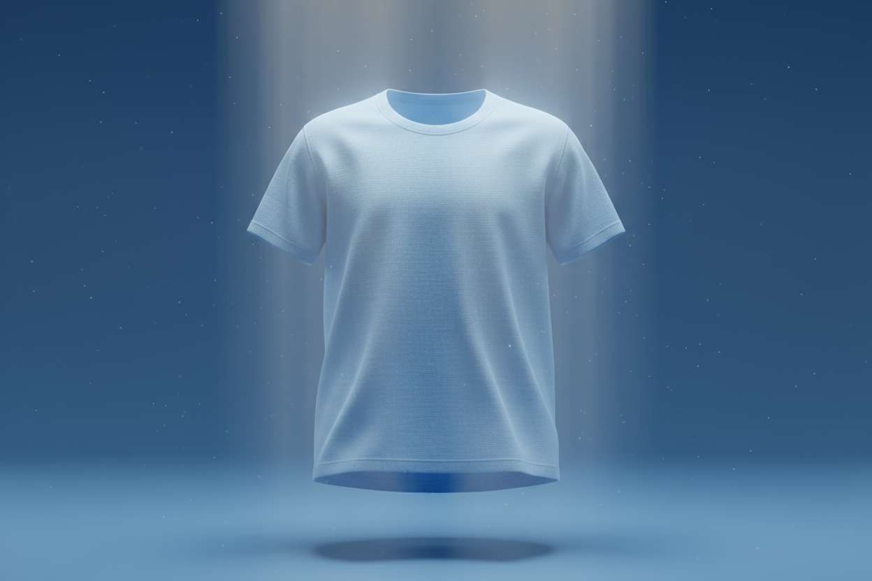 Classic crew neck tee : SKY BLUE
