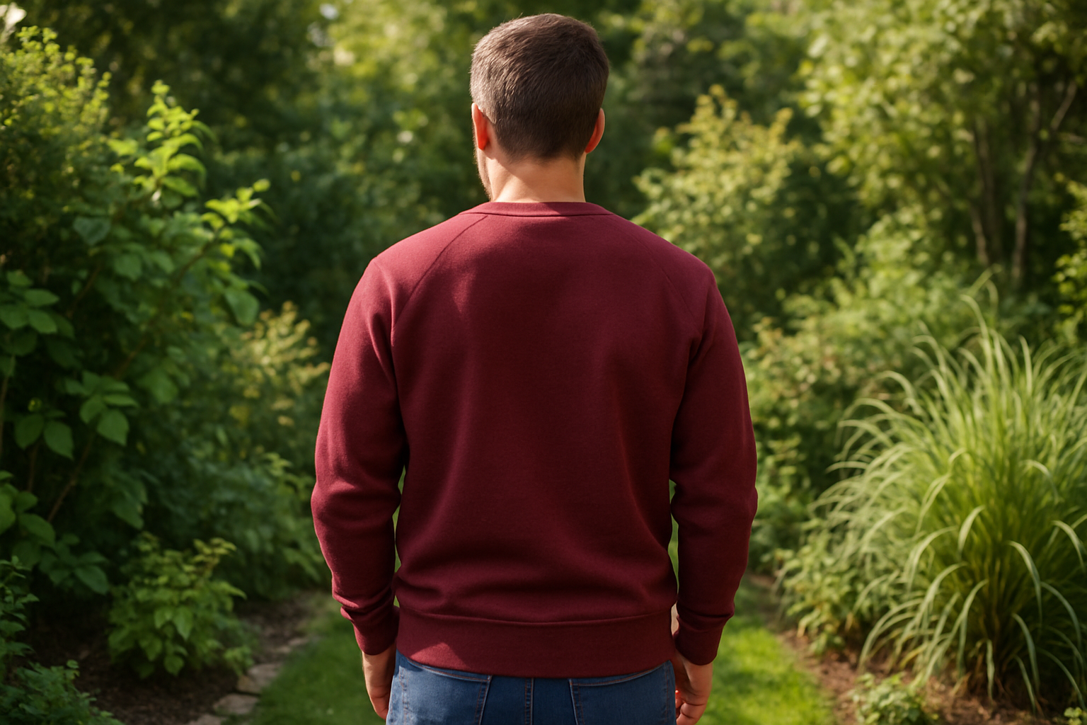 Heavy weight Sweatshirt : MAROON