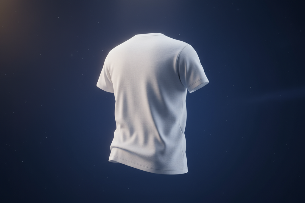 Classic crew neck tee: WHITE