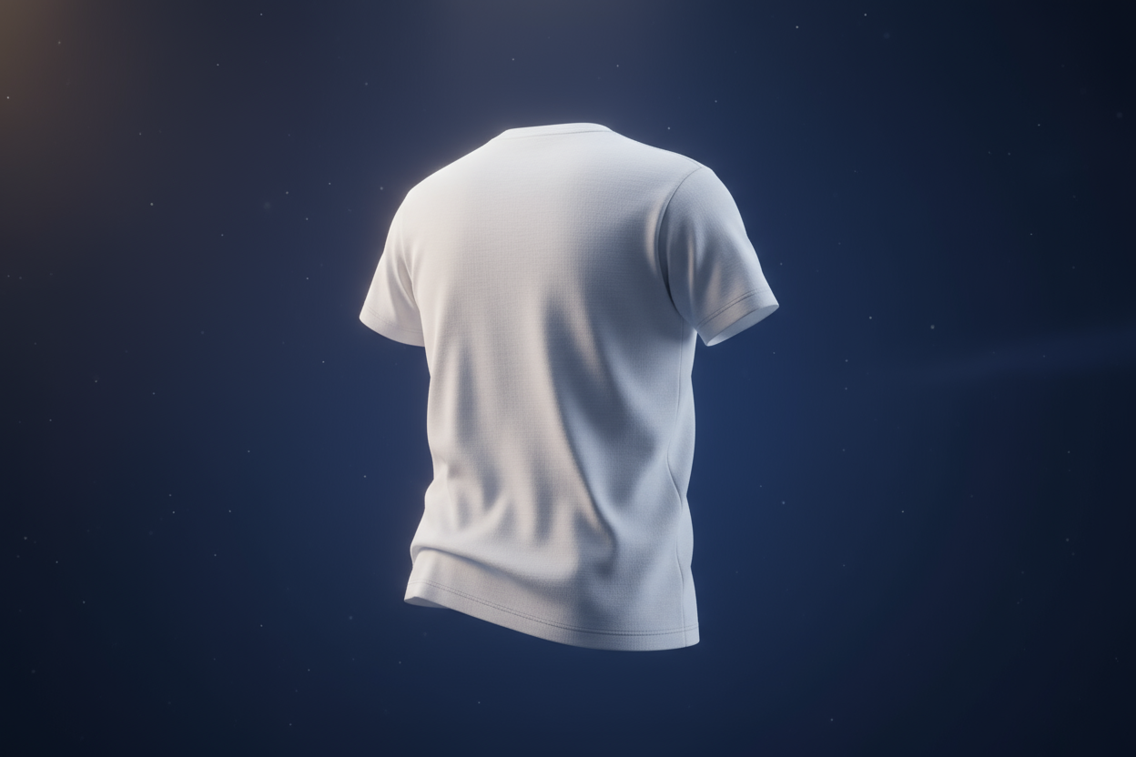 Classic crew neck tee: WHITE